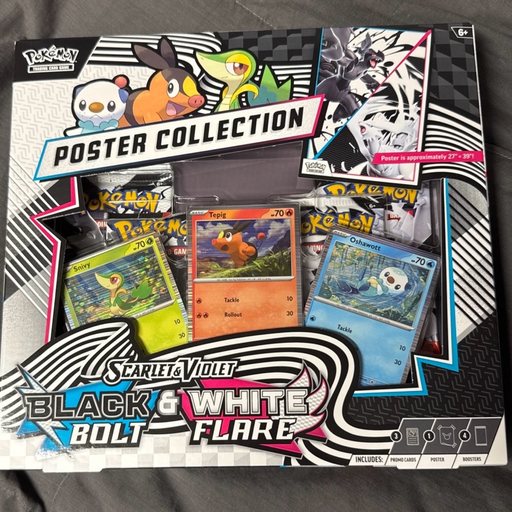 Pokemon Scarlet & Violet Black Bolt & White Flare Poster Collection